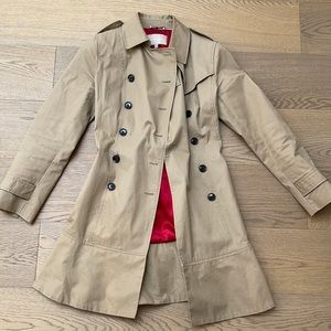 Flared Trench Coat - Size M